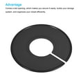 thumbnail image 4 of Unique Bargains Round Blank Wardrobe Size Separators Clothes Divider, Black 20 Pack, 4 of 5