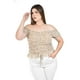 thumbnail image 1 of Blusa smock Tallas Extras, 12120 (Blanco floreado) blanco 42, 1 of 5