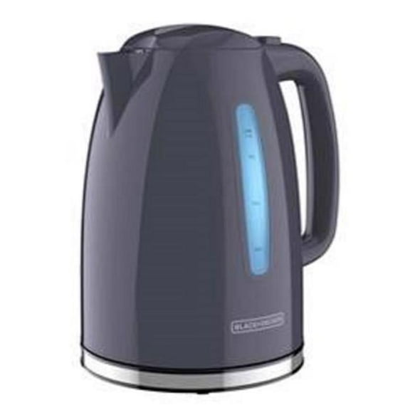 9.5 x 8.5 x 6.2 in. 1.7 Litre Electric Kettle, Gray