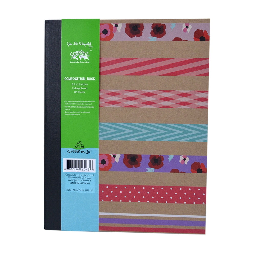 Greenmila-Composition Book8.5x11 inch