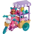 thumbnail image 4 of Polly Pocket Treats & Trends Bicycle Cart 3-Inch Doll, 25 Play Pieces, 4 of 6