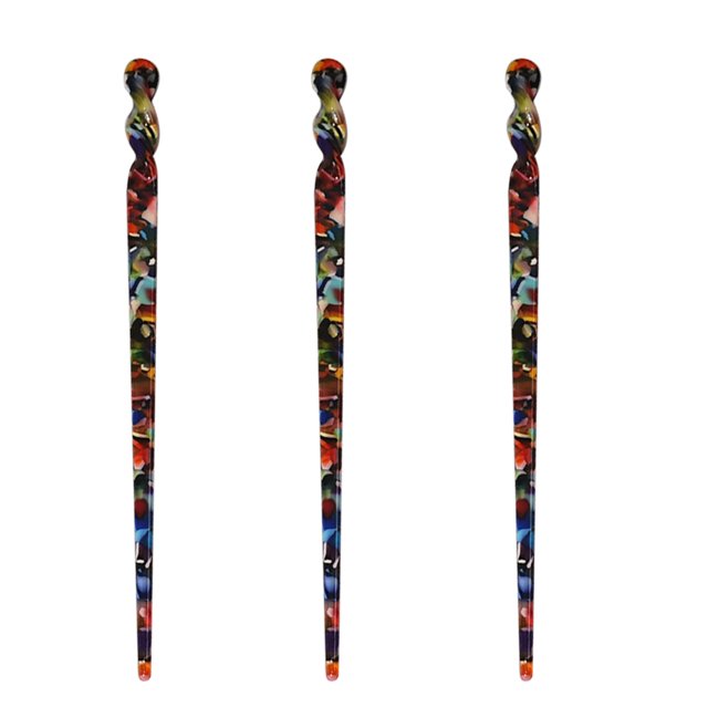 Accesorios para el cabello Horquillas para el cabello estampadas Horquillas para el cabello estilo retro chino Palillos para el cabello estilo2