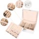thumbnail image 3 of Caja De Almacenamiento Para JoyeríA De 2 Capas Con Cerradura Para JoyeríA Con Compartimentos Divididos XBTCLXEBCO Blanco;Talla única, 3 of 4