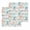 Blue Ivory, variant on Teal Red Coastal Jellyfish Kitchen Dish Towels for Drying Dishes Set of 4, Summer Nautical Beach Coral Starfish Waffle Weave Microfiber Hand Tea Bathroom Towels Quick Dry & Absorbent Towel 15.7x23.6