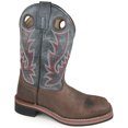 thumbnail image 1 of Bota de vaquero para niños Conrad Brown / Vintage Black de cuero para niños - Talla EE. UU.: 2 Smoky Mountain Boots 3924C-2R, 1 of 1