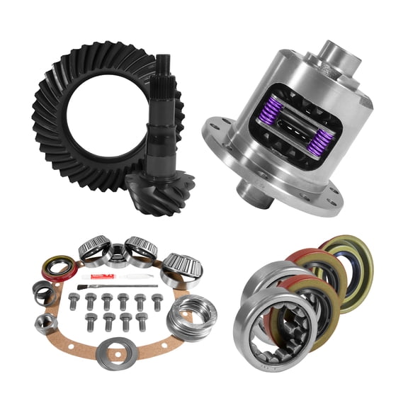 7.5/7.625 GM 3.73 Rear Ring & Pinion, Install Kit, 28spl Posi, Axle Bearings