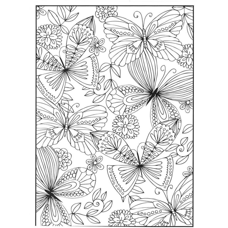 CRA-Z-ART TIMELESS CREATIONS Coloring Book Kids Adults Floral Relax  Creative $22.50 - PicClick