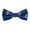 Anchor - White on Navy - Printed Silk, variant on SummerTies Solid Color Kids Bow Tie - Light Blue, Woven Silk, Pre-Tied Kids Bow Tie