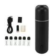 thumbnail image 1 of Car Portable Diffuser with 6 Bottles 5ml Essential Oil 5V USB Plug and Play Motion Sensing Car Essential Oil Diffuser for Travel Daily Trips Black, 1 of 22