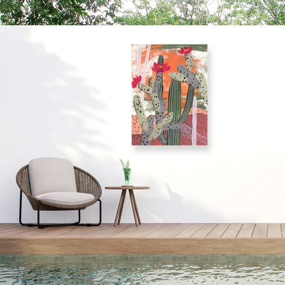 Melissa Wang 'Desert Flowers III' Outdoor All-Weather Wall Decor