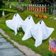 thumbnail image 4 of Estacas de jardín de fantasmas blancas luces LED de tela de punto estacas de fantasmas iluminadas llamativas para vacaciones ANGGREK Otros, 4 of 8