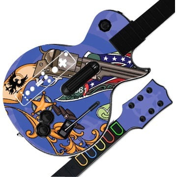 nintendo wii with guitar hero