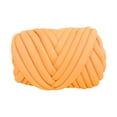 thumbnail image 3 of Hilo grueso de 250 g, hilo suave para tejer a mano de 20 m de longitud, hilo voluminoso, hilo tubular jumbo. Naranja, 3 of 9