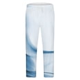 thumbnail image 4 of DeHolifer Men's 2 Piece Sets Outfits Plus Size Crewneck Light Pritned Long Sleeve Pullover Active Jogging Sportswear Sweatsuits Light Blue XL, 4 of 5