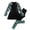 Black, variant on Girls 2 Piece Swimsuit Half Zip Long Sleeve Crew Neck Tops Long Pants Rash Guard Set Print Modest Swimwear (12-13Years, Black)
