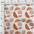 thumbnail image 1 of oneOone Cotton Poplin Twill Orange Fabric Block Sewing Material Print Fabric By The Yard 56 Inch Wide-SRS, 1 of 1