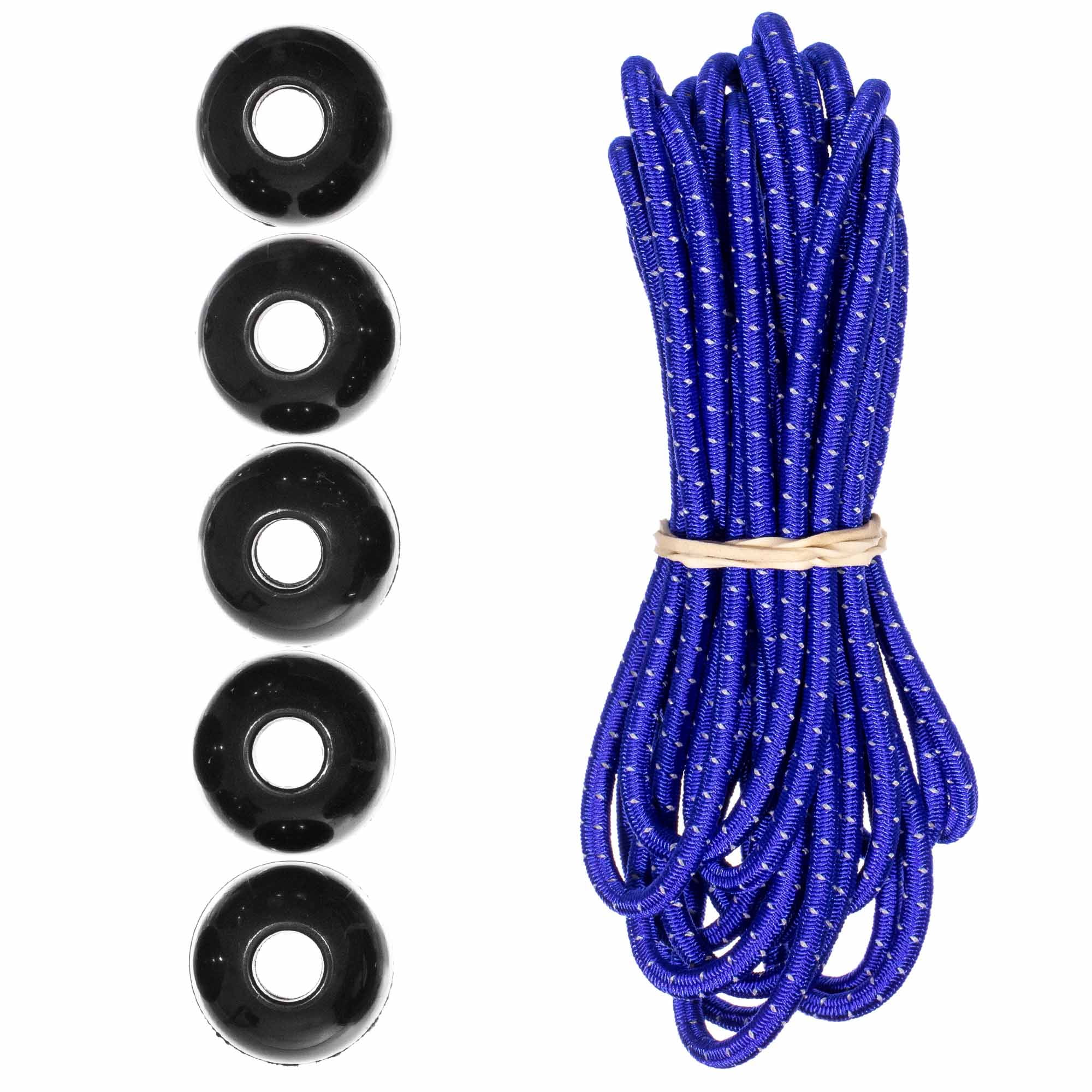 Paracord Colored Bungee Cord and Ball Bungee Kits 10 Feet of 1