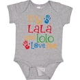 thumbnail image 3 of Inktastic Lala Lolo Loves Me Grandchild Boys or Girls Baby Bodysuit, 3 of 5