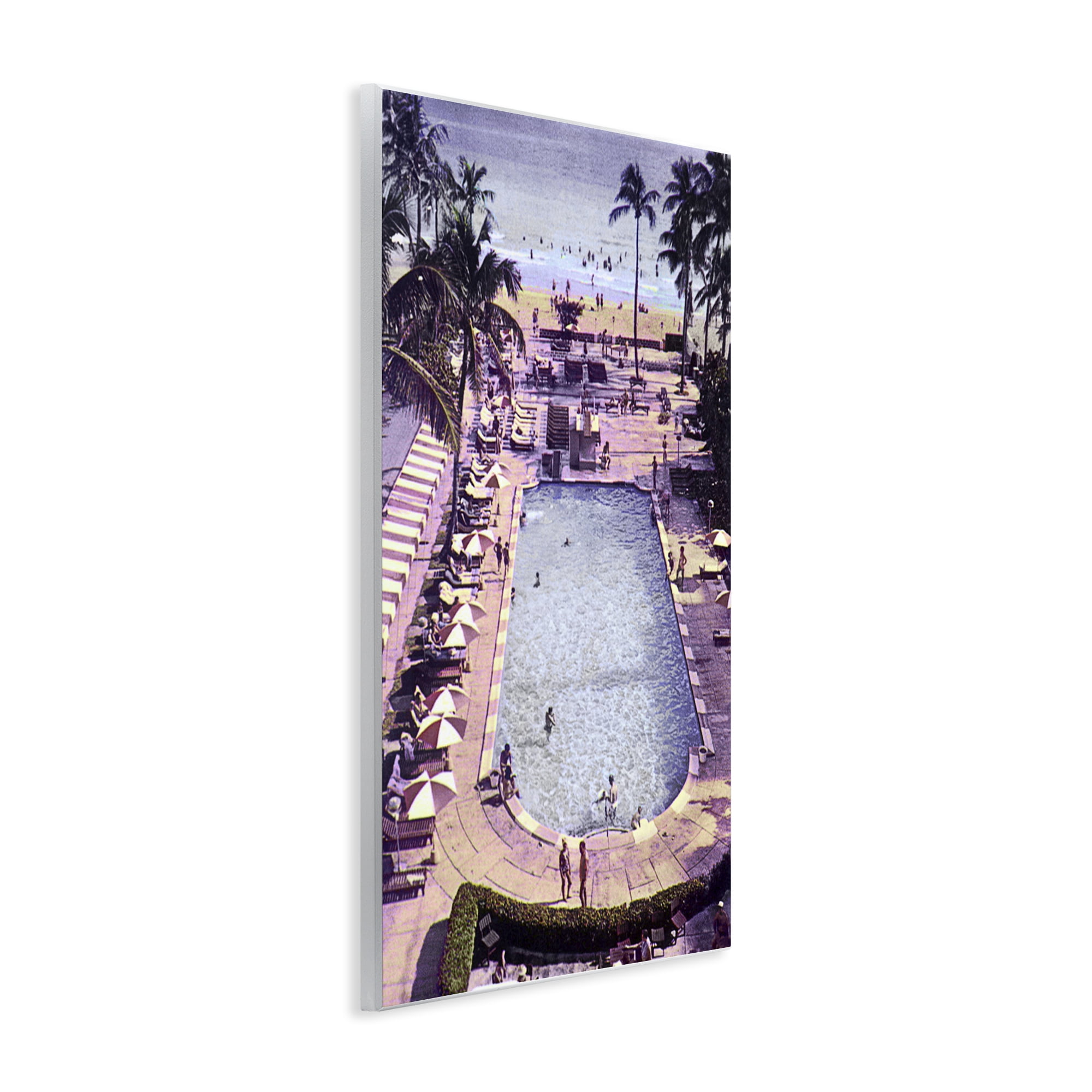Stupell Industries Vintage Miami Sands Wall Plaque Art, design by Grotto Studios
