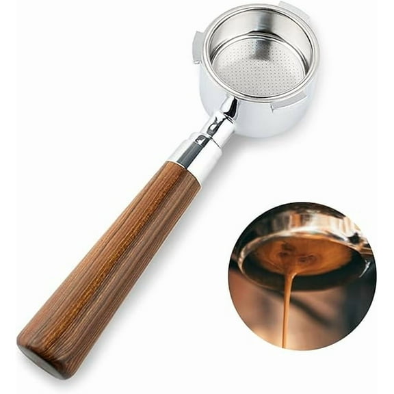 1 pc 51mm bottomless portafilter, reusable coffee portafilter, 51m