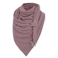thumbnail image 5 of Ladies' Retro Solid Color Star Decorative Scarf Neckerchief winter gloves Red, 5 of 5