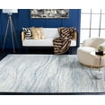 thumbnail image 3 of SAFAVIEH Metro Bridget Abstract Area Rug, Blue/Ivory, 10' x 14', 3 of 11