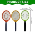 thumbnail image 3 of Battery Operated Fly Swatter Tennis Racket, Electric Bug Zapper Swatter for Indoor Outdoor Use, 2 AA Batteries Not Included, Green, 3 of 5