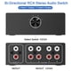 thumbnail image 3 of Methold Conmutador de audio estéreo L/R, elegante, 4 en 1 salida/1 en 4 salidas, escritorio, DVD, convertidor bidireccional, adaptador, Sistemas de cine en casa, 3 of 6