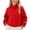 Red, variant on Abtuhar Boys and Girls Fall Winter Casual Outerwear and Jackets Solid Stand‑collar Fleece Warm Coat for 3‑14 Years