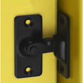 thumbnail image 1 of Cerradura de puerta abatible de 90 grados, cerradura de puerta de granero, cerradura de ángulo recto, cerradura de puerta de arco dedicada (negra), 1 of 5