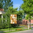 thumbnail image 6 of Wukai White Floral and Butterflies Garden Flags Double Sided Welcome Garden Yard House Flags Outside Outdoor House (Only Flag), 6 of 8