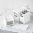 thumbnail image 4 of Dust-Proof Stackable Plastic Storage Container with Lid for Home Organization, Household Items Storage Box, 4 of 5