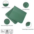 thumbnail image 3 of Alfombrilla de silicona para secar platos MicoYang, resistente al calor, verde, 5XL, 3 of 9