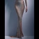 thumbnail image 5 of Vestido Elegante de Mujer con Abertura y Larga Transparente de de Diamante, Vestido de Noche para Cumpleaños. Plata XXL, 5 of 6