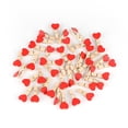 thumbnail image 4 of Pinzas para ropa JijaCraft, 100 unidades con cuerda, madera de 3,5 cm con corazón rojo, 4 of 6