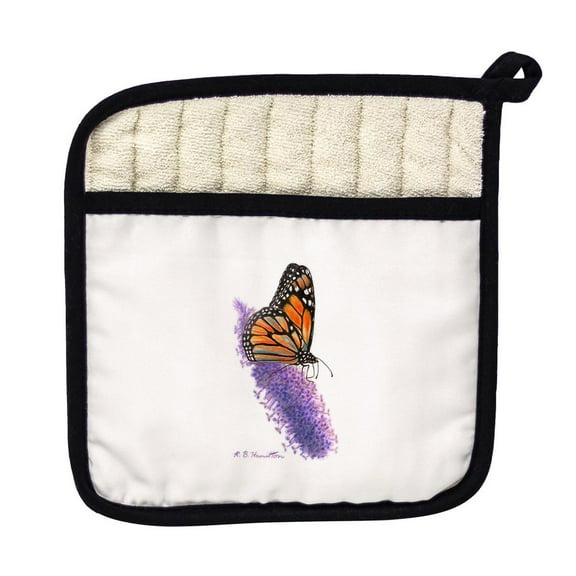 Betsy Drake Interiors Monarch Butterflies Pot Holder