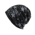 thumbnail image 2 of Dyfzdhu Women Men Warm Baggy Camouflage Crochet Winter Wool Ski Beanie Skull Caps Hat Black, 2 of 7