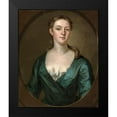 thumbnail image 2 of Smibert, John 12x14 Black Modern Framed Museum Art Print Titled - Portrait of a Woman, 2 of 5
