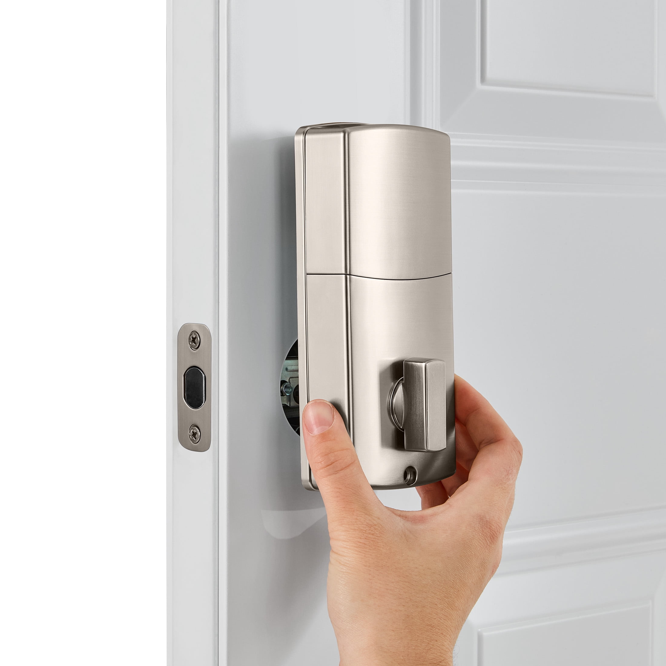 Hyper Tough Electronic Keypad Deadbolt with Satin Nickel Finish, Smart, Secure and Convenient