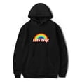 thumbnail image 2 of Sudadera con capucha de los trillizos de Sturniolo Sudadera con capucha Let's Trip Rainbow Sudadera unisex de moda divertida e informal, 2 of 4