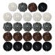 thumbnail image 2 of Centros de mesa de decoración de bolas de mimbre para ducha Qingbei, para decorar fiestas navideñas Negro Gris Blanco 24, 2 of 9