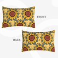 thumbnail image 5 of LNWH Rectangle Pillow Cover, Sunflower Drawing Watercolor Style Cushion Covers Pillowcase for Couch Bedroom Sofa, 16"x24", 5 of 7
