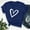 Blue, variant on SOOMLON Valentine's Day Tshirt Women Lover Valentines Gift Comfy Short Sleeve Round Neck Shirts Funny Love Heart Graphic Tees Fashion Holiday Outfits 2025 Blue XL