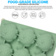 thumbnail image 3 of Bandeja Hielo Silicona Molde Cubitos Hielo-Verde Claro-Búho Adepaton CPB-US-CJZ227-8, 3 of 5