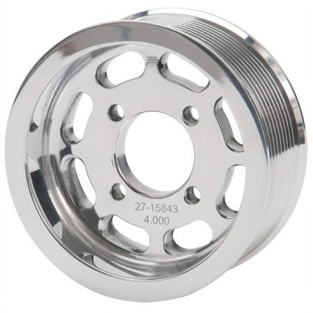 Edelbrock Pulley Supercharger Enforcer 10 Rib 4In Polished