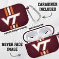 thumbnail image 3 of Virginia Tech Hokies HD Case Cover Compatible with Apple AirPods Pro 1 & 2 - Stripes by Affinity Bands, 3 of 7