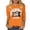 RNW1-Orange, variant on 3/4 Sleeve Shirts for Women Thanksgiving Pumpkin Maple Leaf Graphic Tees Fall Holiday Crew Neck Causal T Shirts