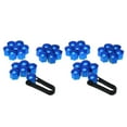 thumbnail image 1 of 40 Piezas 17 Mm Rueda Cromada Orejeta Neumático Rosca Protección Decoración Azul, 1 of 9