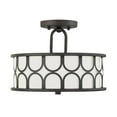 thumbnail image 2 of Trade Winds Courtland Semi-Flush Mount Ceiling Light in Oil Rubbed Bronze, 2 of 6