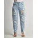 thumbnail image 3 of Pantalon Jeans Mom Tiro Alto Stretch Devendi Denim, 3 of 6